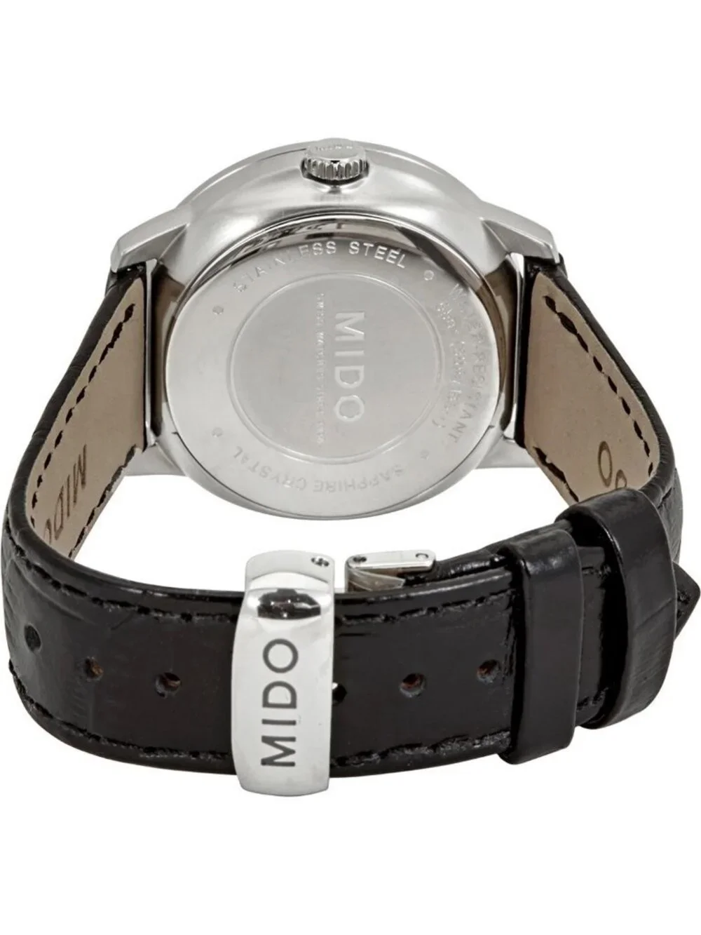 NWT Mido Commander II Automatic White Mother of Pearl Dial Ladies Watch M016.230